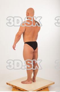 Whole body modeling swim suit photo reference of Sebastian 0011